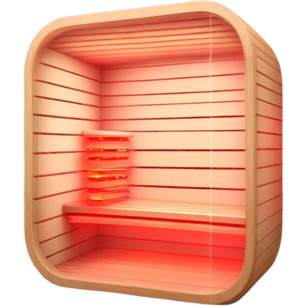 infrared  red light therapy sauna emoji