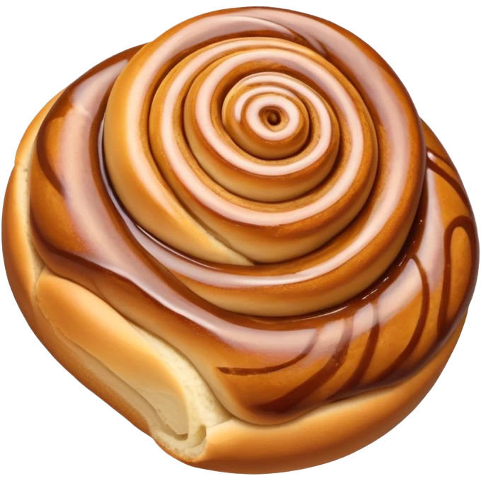 ultra realistic cinnamon bun emoji