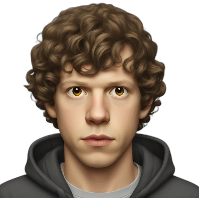Jesse Eisenberg serious emoji