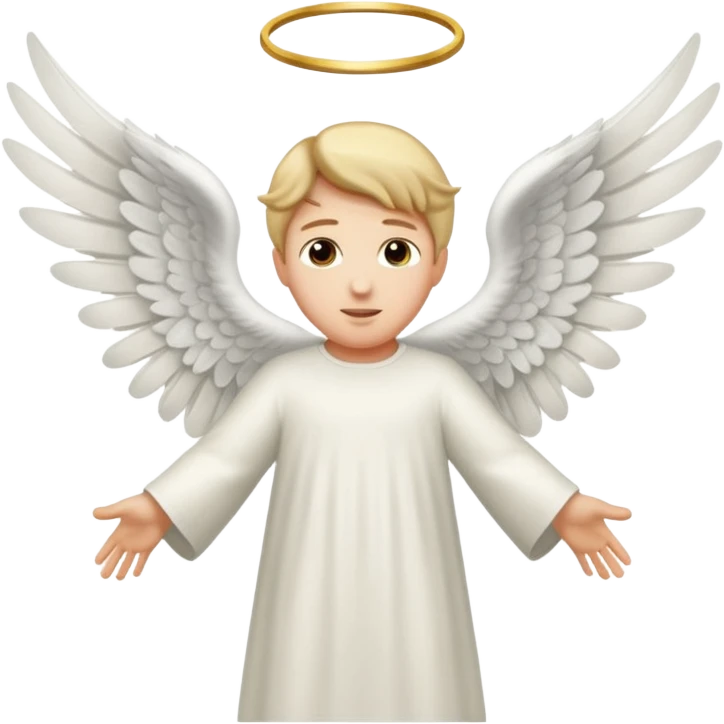 angel gabriel flying emoji