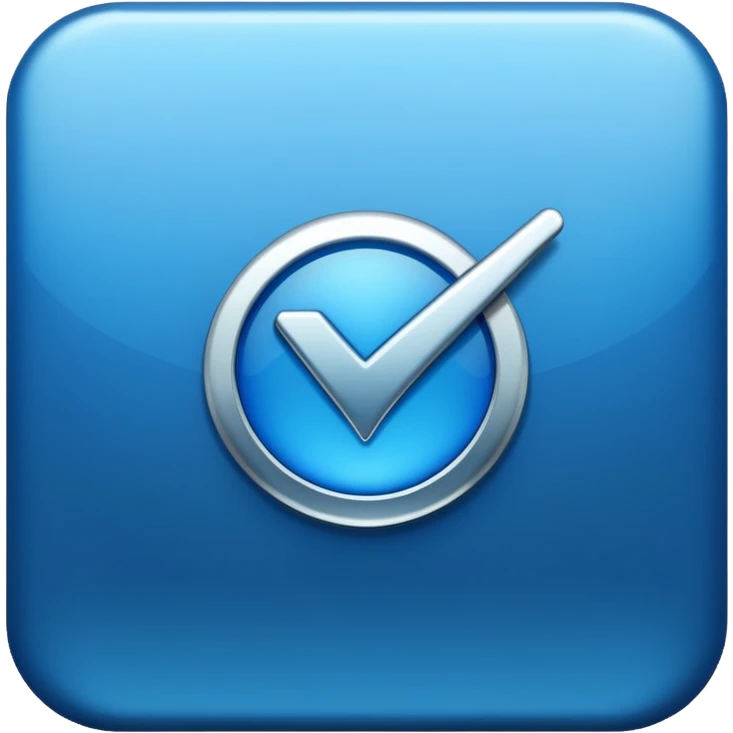 An Instagram blue tick emoji