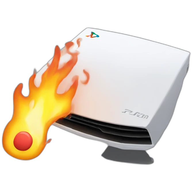 Ps5 on fire emoji