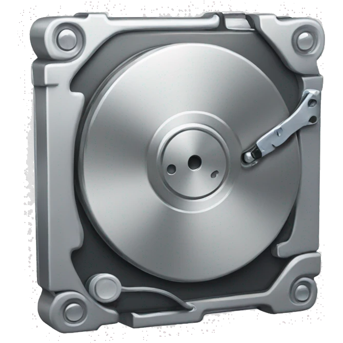 hard disk happy emoji