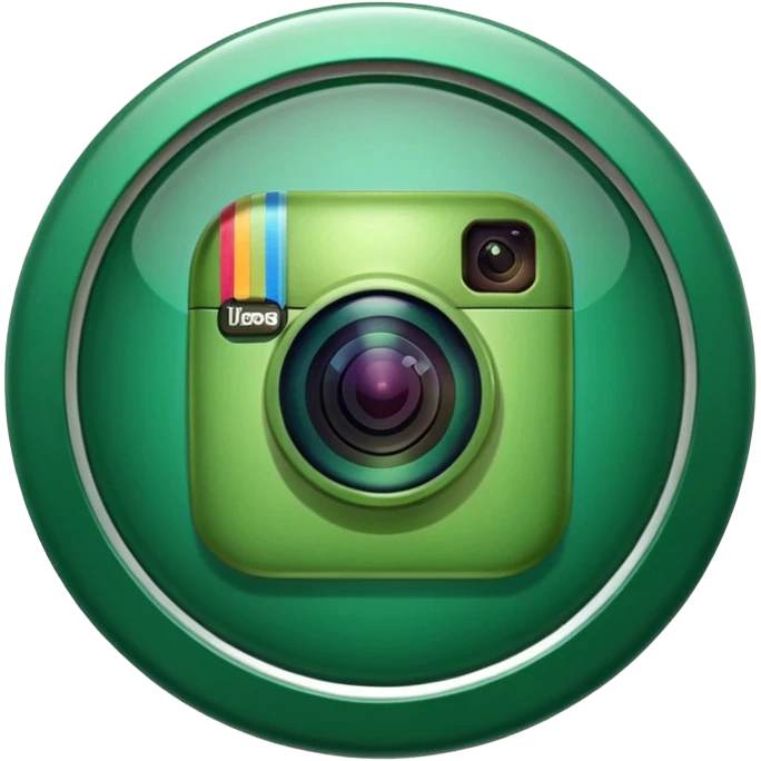 Instagram green verified logo emoji