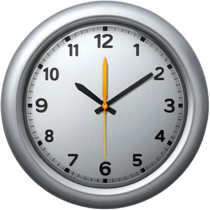 can you just make me a clock normal emoji