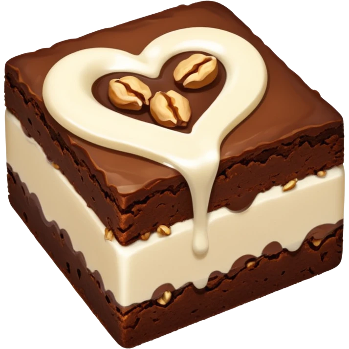 brownie chocolate con leche y avellana emoji