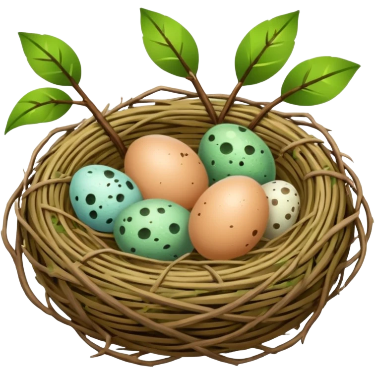 bird nest emoji