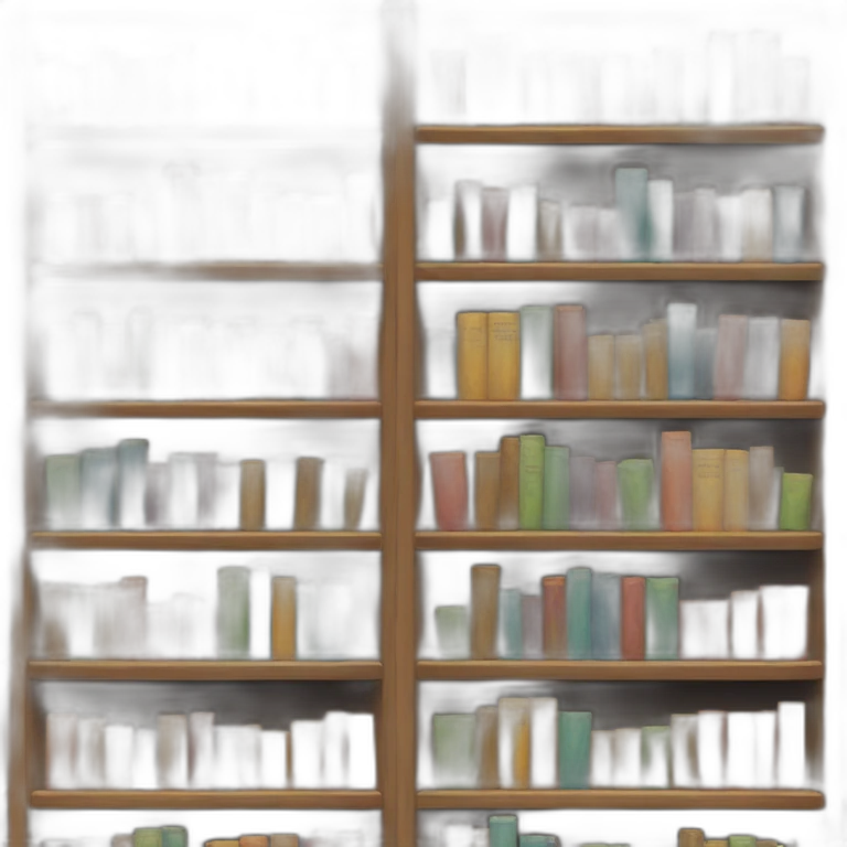 books on a shelf emoji