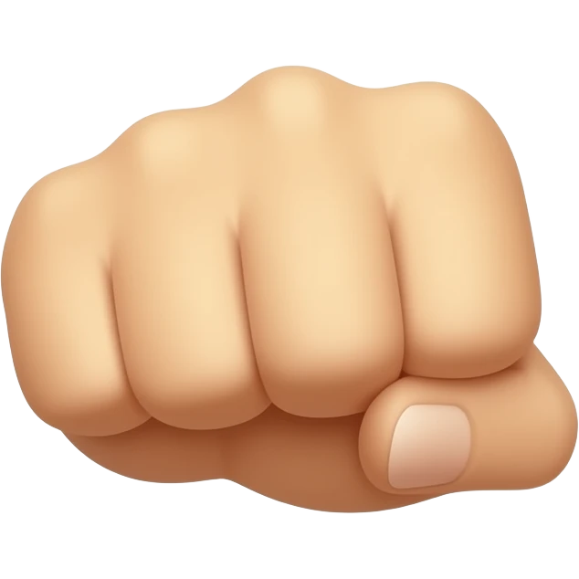 Noto Color Emoji style: a clenched fist with a circular motion blur arrow around it, showing a reversal punch. Warm orange and yellow impact glow, flat rounded Noto aesthetic emoji