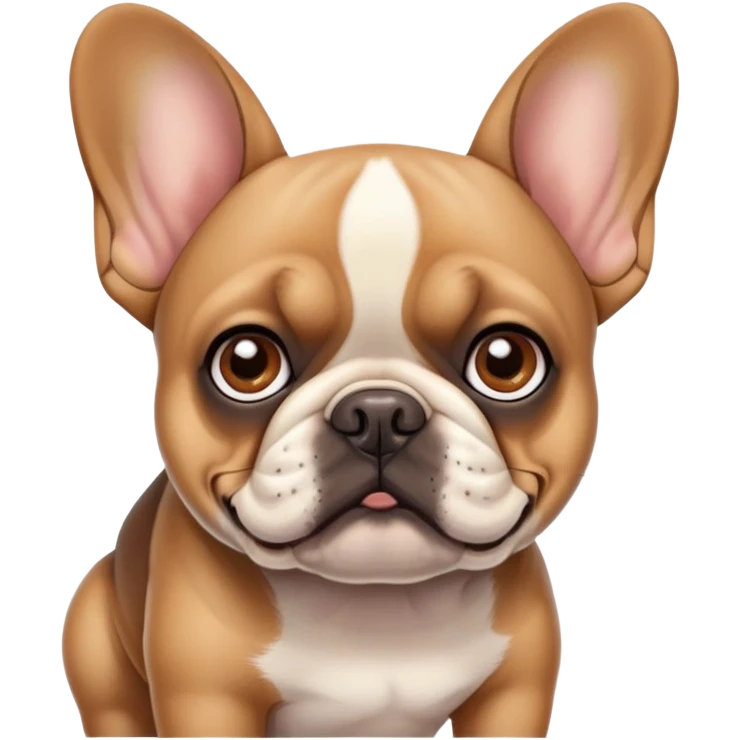 fawn french bulldog  emoji