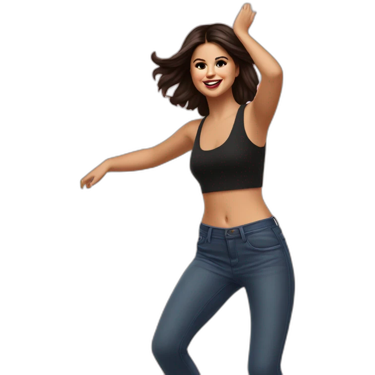 selena gomez dancing emoji
