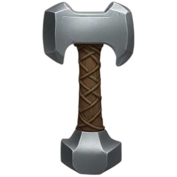 Thor’s hammer emoji
