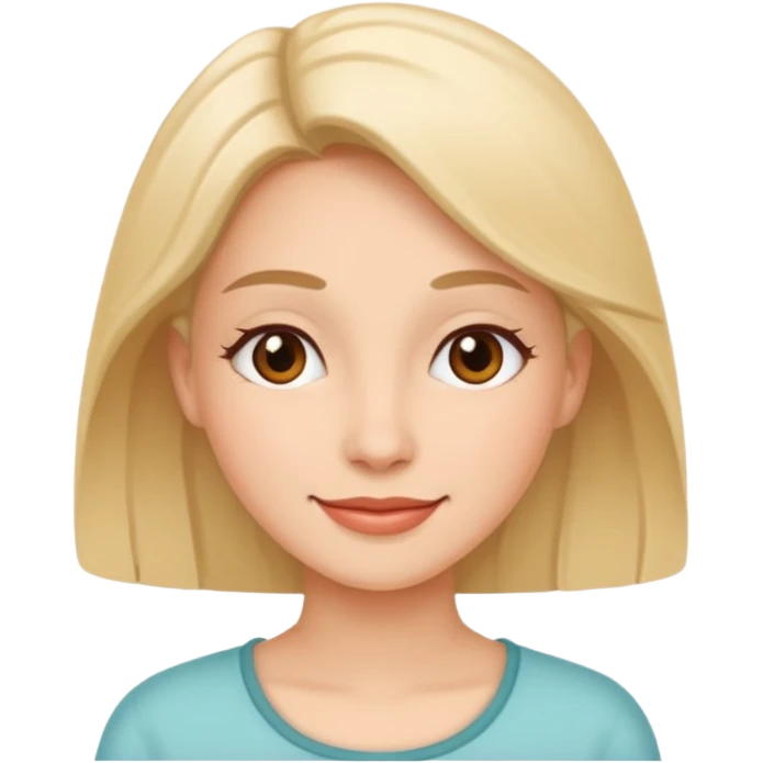Feeling relaxed and happy at office for woman  emoji
