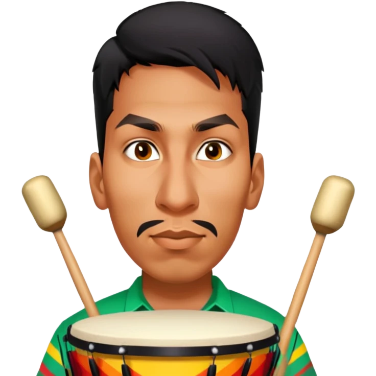Festive Drummer emoji