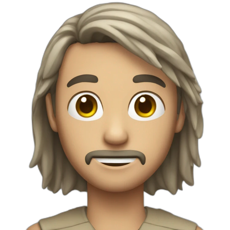 Humano con gargola emoji