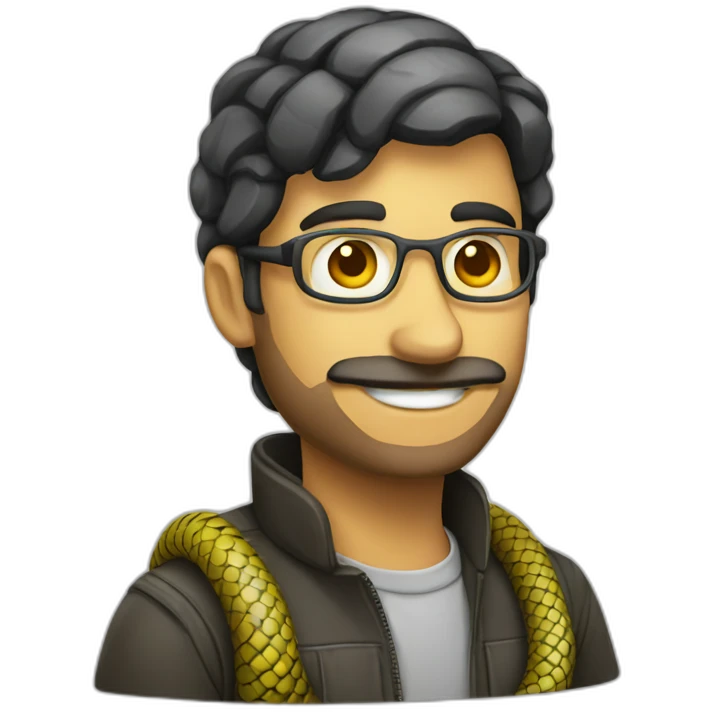 python snake developer emoji