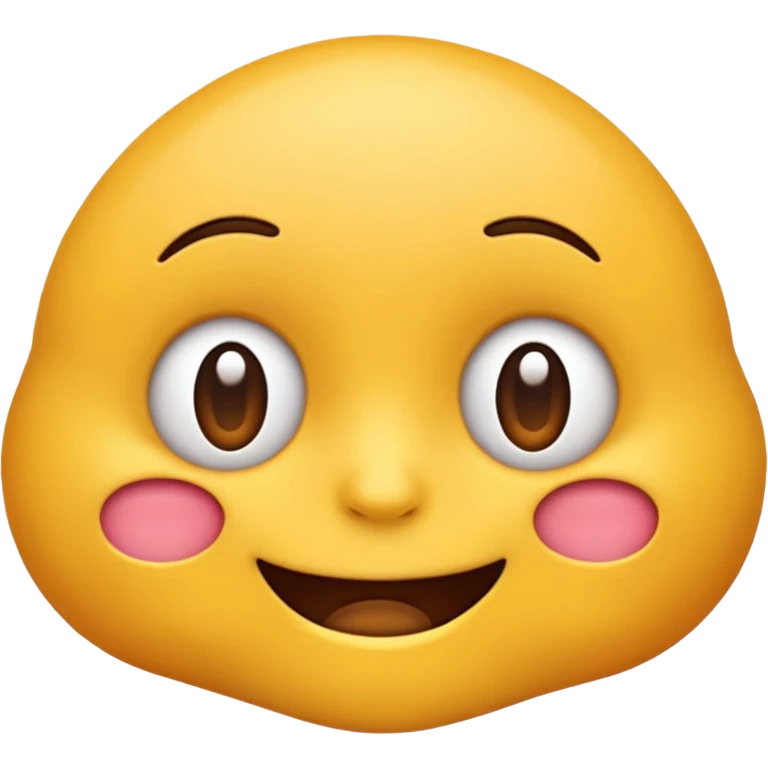 a happy little emoji but deep down its sad emoji