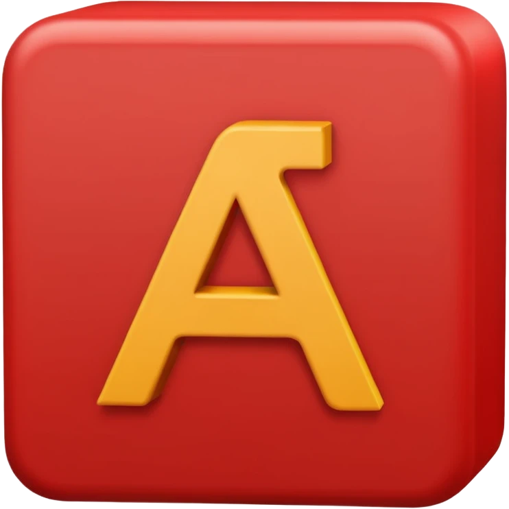 Letter A emoji