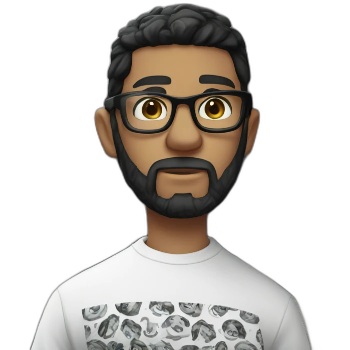 solo man glasses black emoji