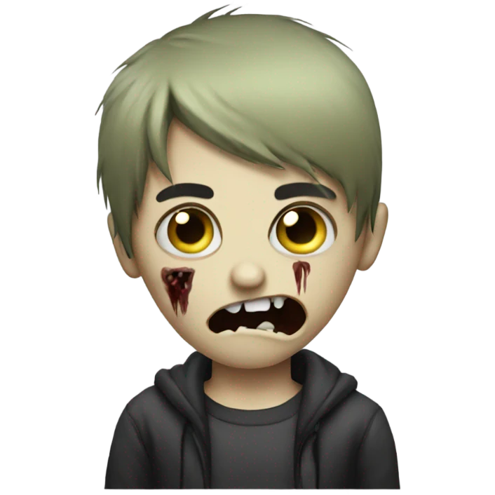 zombies emo boy emoji