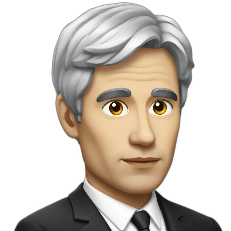 boris pasternak with black hair emoji