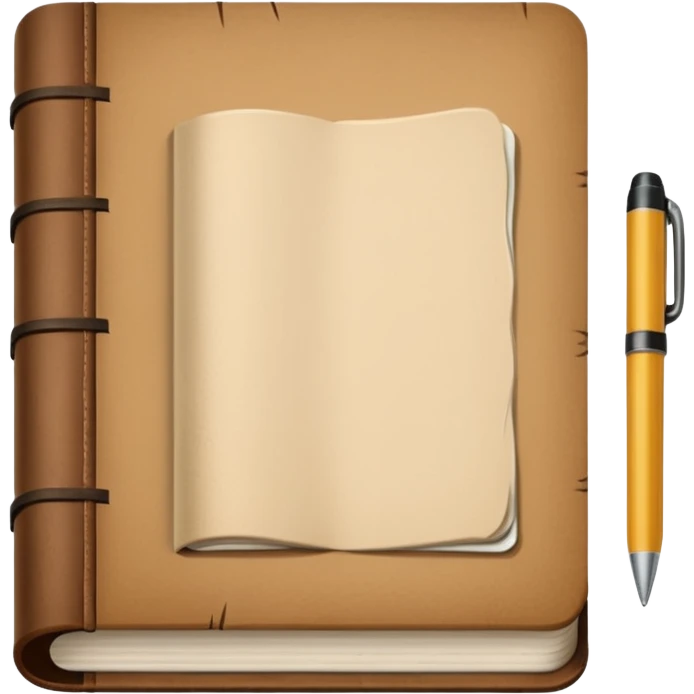 beige journal emoji