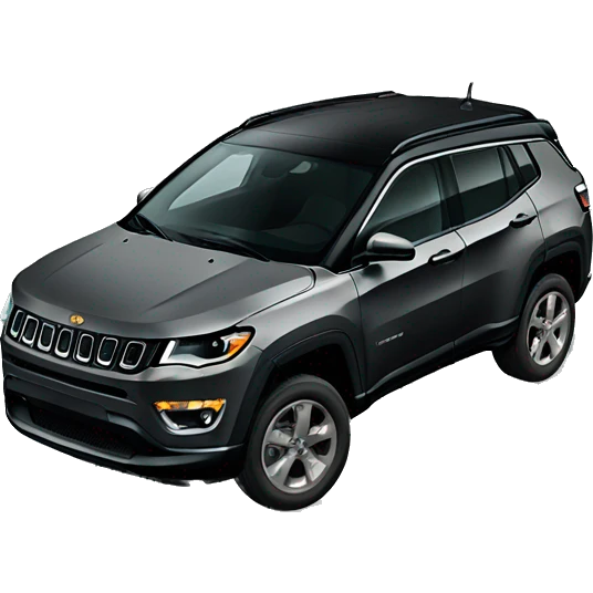 Dark grey jeep compass emoji