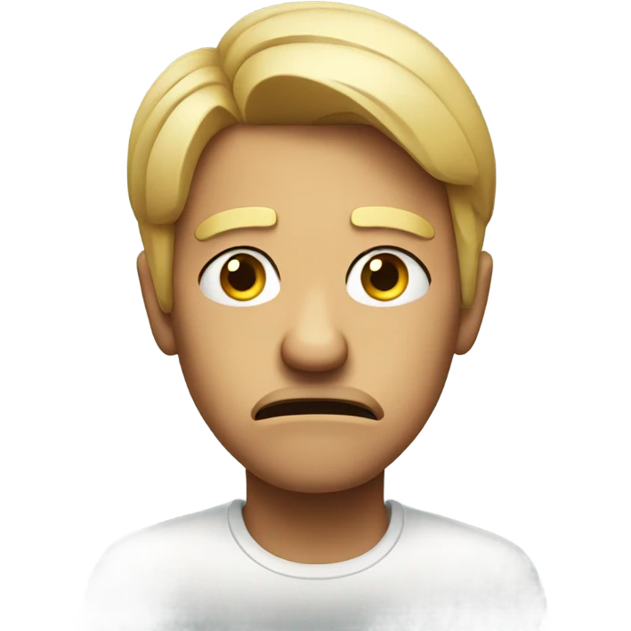 disgusted judgmental face emoji