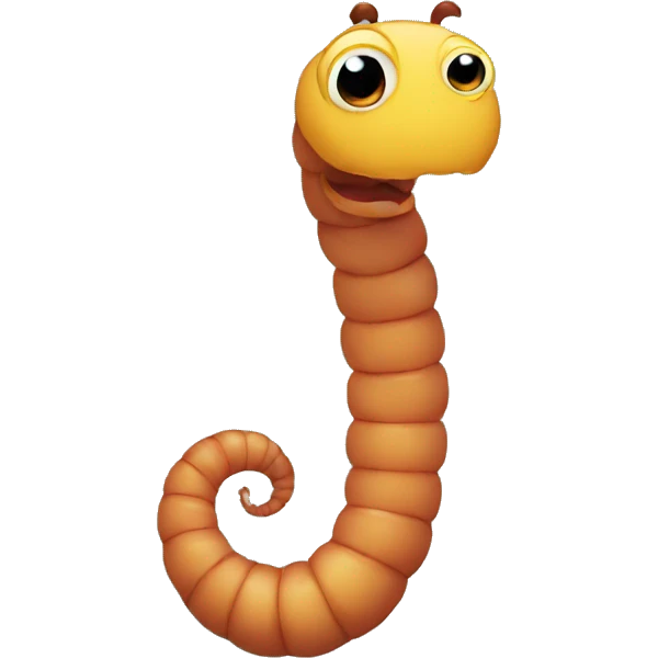 worm emoji