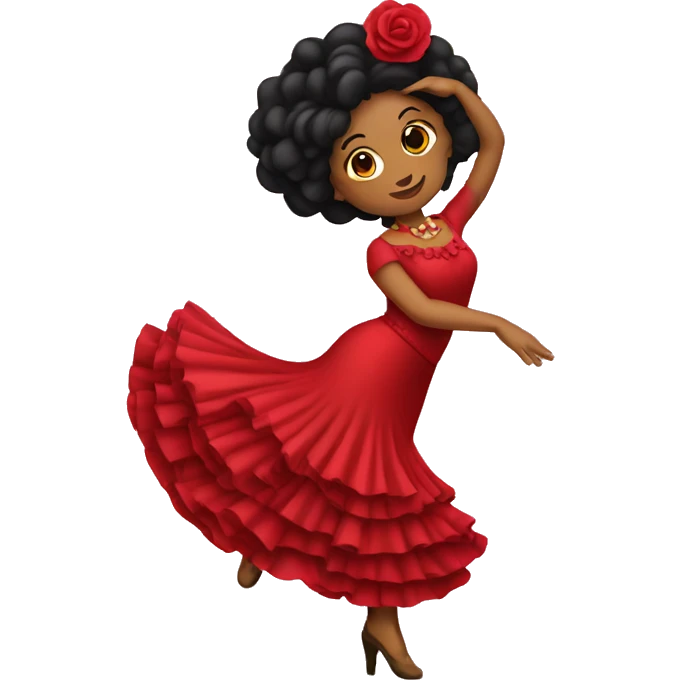 flamenco dancer woth castagnettes emoji