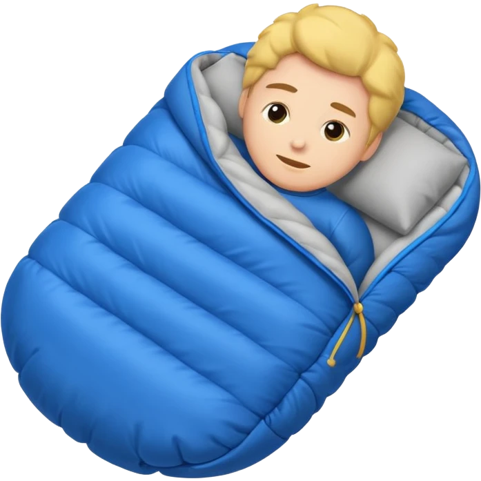 Camp Essentials, sleeping bag emoji