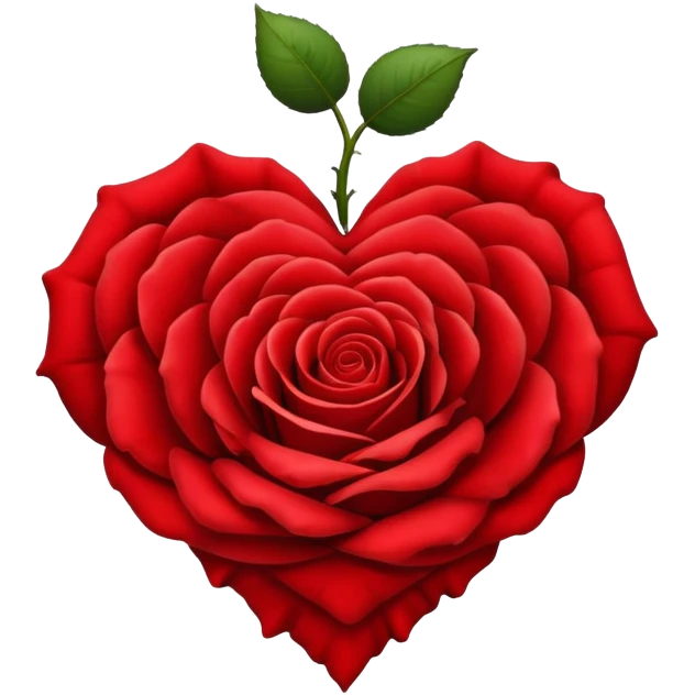 Rose Heart  emoji