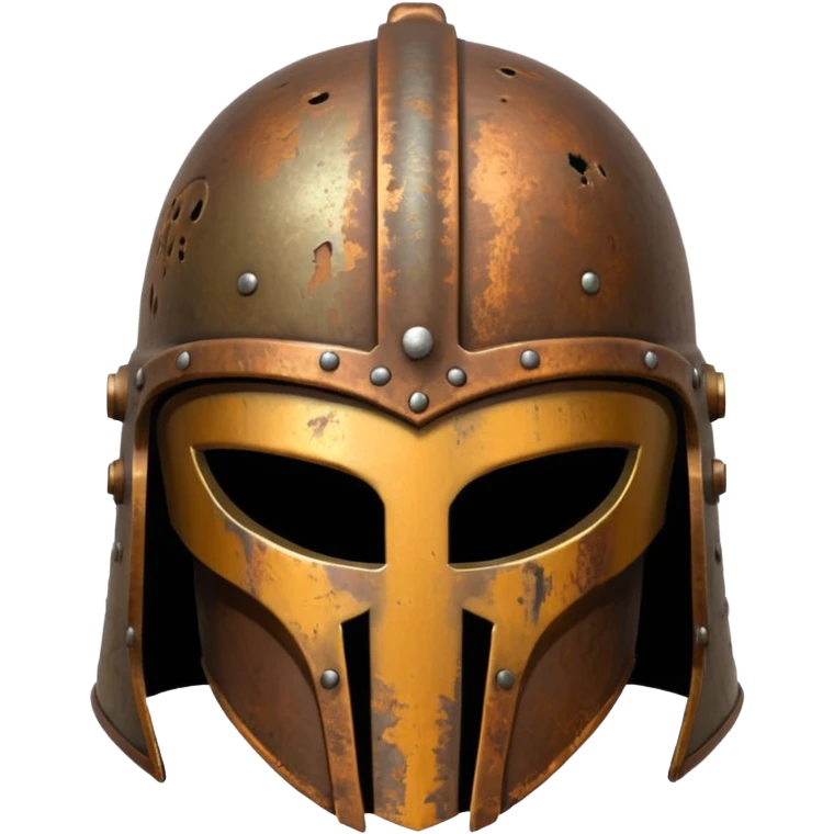 Rusted warrior helmet emoji