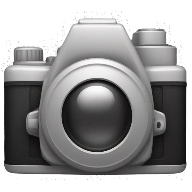 A camera app black and white and gray theme   emoji