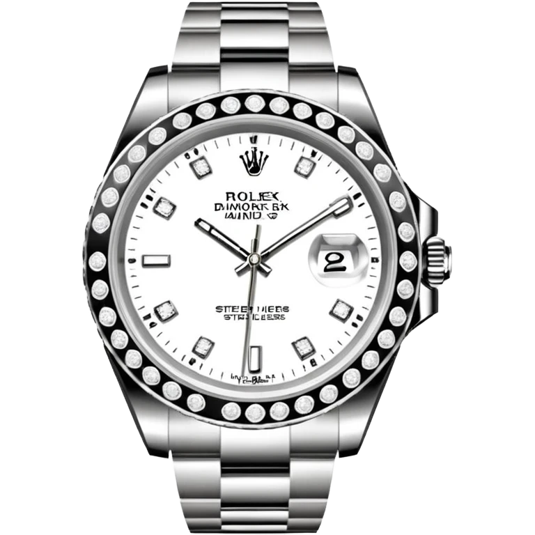 Diamond Rolex emoji