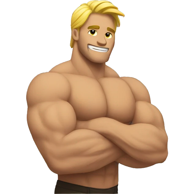 show muscle emoji