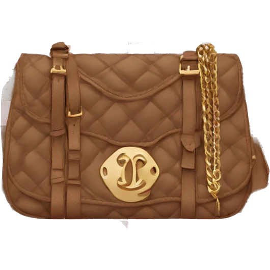 pink brown plaid juicy couture bag emoji