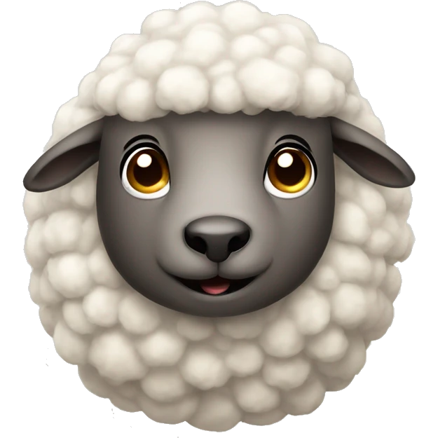 Sweet sheep emoji