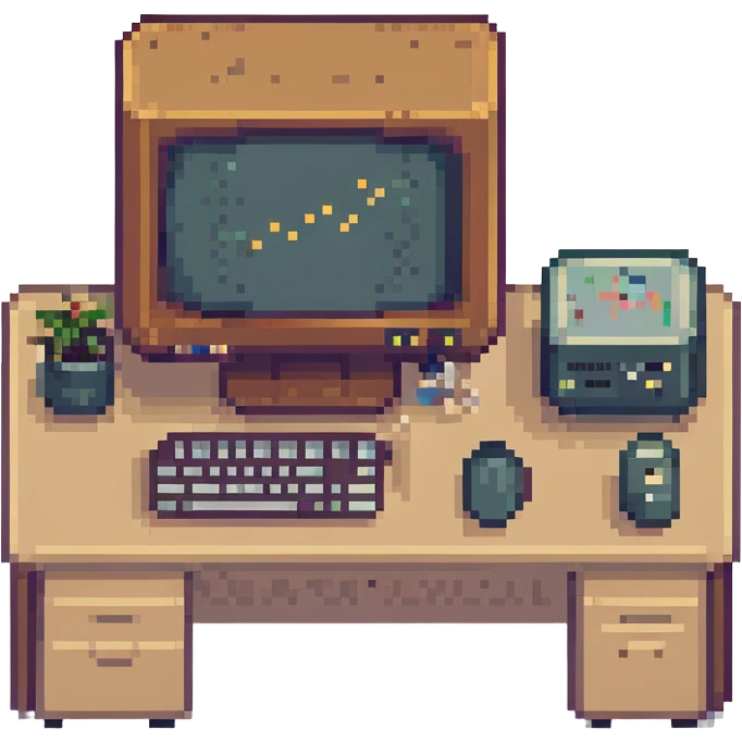 Sleepy desktop computer
 emoji