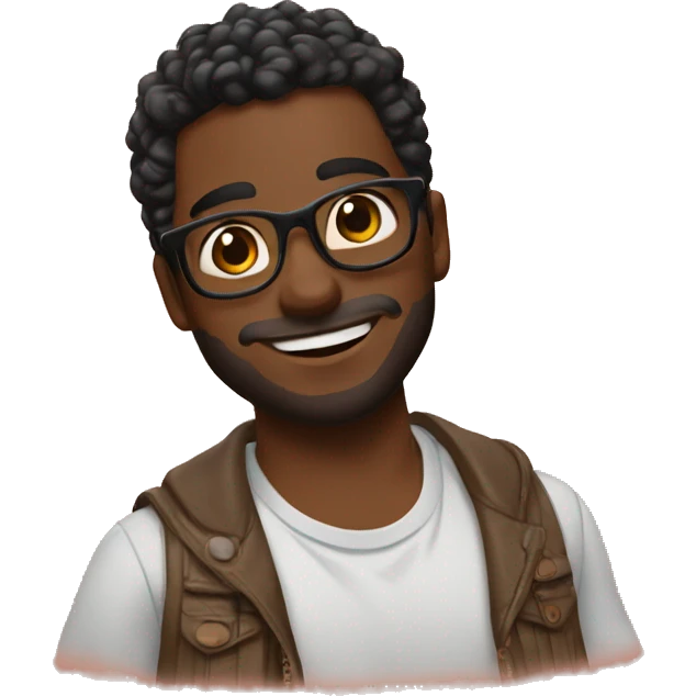 🧑🏾‍🦱luis emoji