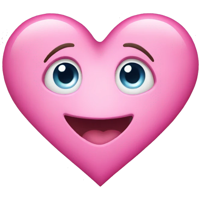 Pink heart emoji
