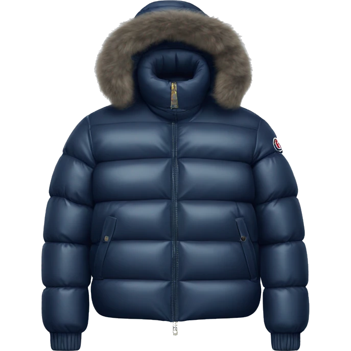 Moncler puffer jacket emoji