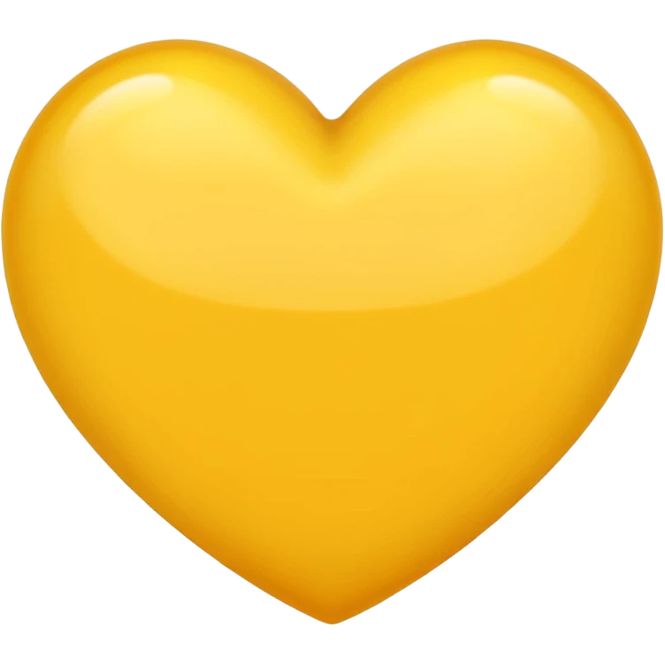 Yellow heart emoji