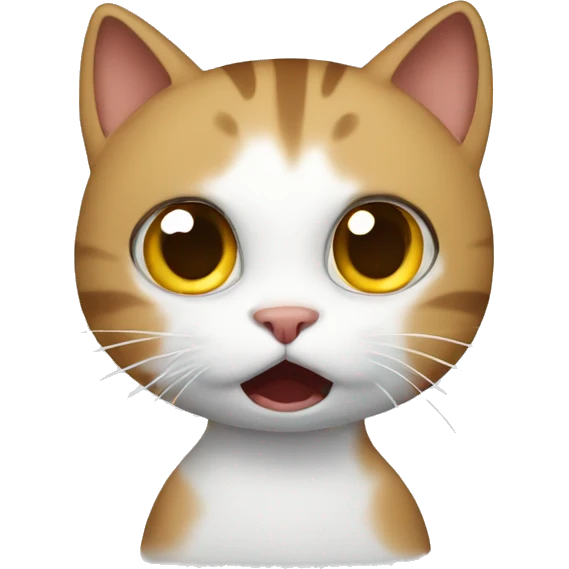 Cat patient afraid emoji