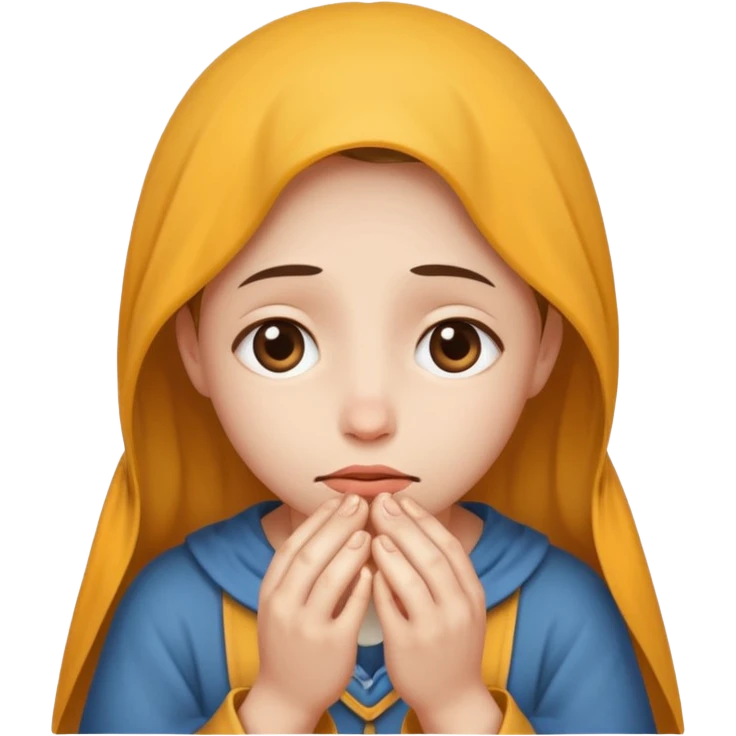 A begging face with love emoji
