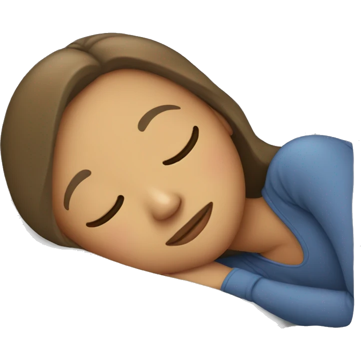 Girl sleeps  emoji