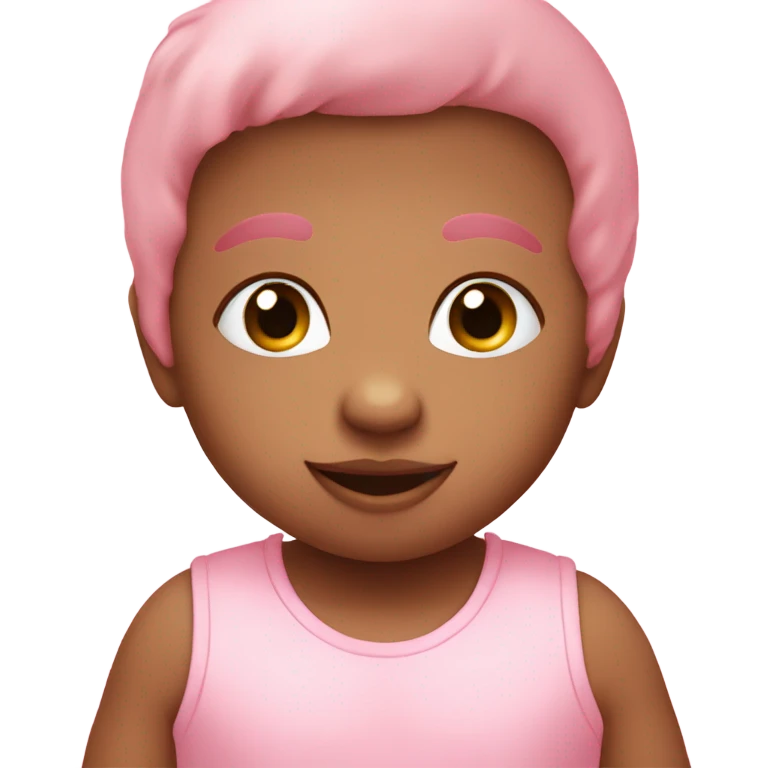 Baby pink heart emoji