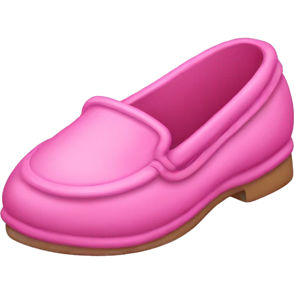 Pink slippera emoji