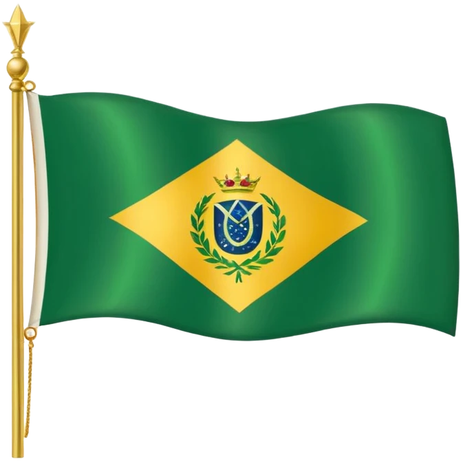 Crie um emoji da bandeira do Imperio do brasil emoji