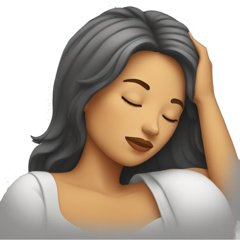 Woman sleeping emoji